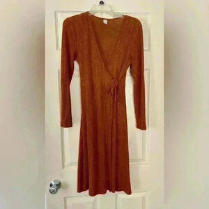 Old Navy fall Wrap Dress Size S